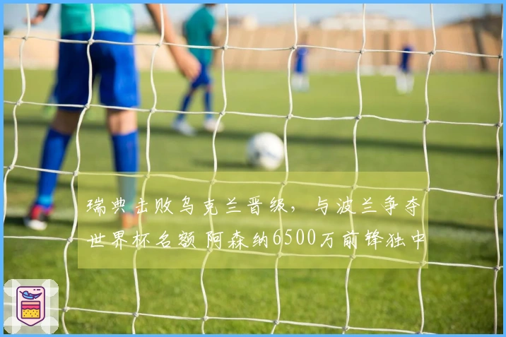 瑞典击败乌克兰晋级，与波兰争夺世界杯名额 阿森纳6500万前锋独中三元