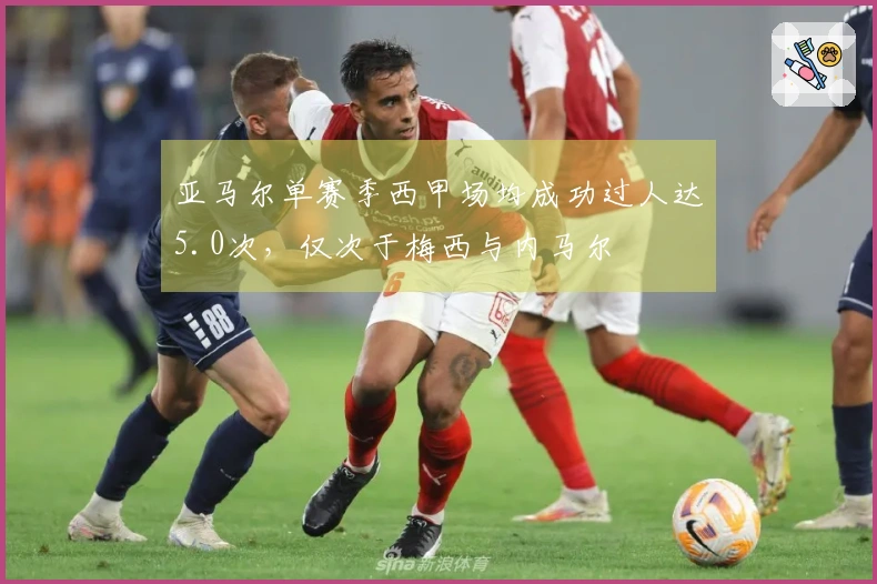 亚马尔单赛季西甲场均成功过人达5.0次，仅次于梅西与内马尔